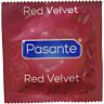 Pasante Red Velvet óvszer egyedi textúrával