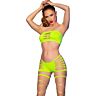 Garter Belt szett CHILIROSE CR 4866 Neon Zöld