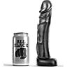 Dildo ALL BLACK 22 CM - Realisztikus élmény