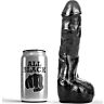 Dildo ALL BLACK 20 cm valósághű formával