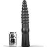Dildo ALL BLACK 33 CM hosszú és ívelt