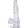 Valódi pénisz KING COCK 13.5 cm élethű dizájnnal
