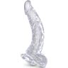 Valósághű pénisz KING COCK 16.5 cm rugalmas szívóalappal