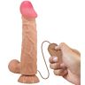 Realisztikus dildó csúszó bőrrel és távirányítóval Pretty Love Sliding Skin