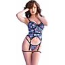 Corset Chilirose CR 4861 modern dizájnnal és művészi mintával