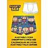 Boxer Diablo Picante Plus Size Merész mintázattal