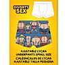 Boxer Diablo Picante Small Size Buttok Eredeti Grafikus Mintával