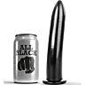 Dildo ALL BLACK 20 CM - Kényelmes behelyezés