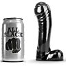 Dildo ALL BLACK 15 CM - Kihívó élmény kezdőknek