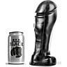 Dildó ALL BLACK 22 cm széles lábujjjal