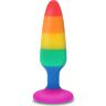 BDSM Anális Plug PRIDE LGBT FLAG 8.5 CM