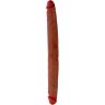 Dupla végű Dildo GET REAL 40 cm mozgatható előbőrrel