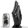 Dildo ALL BLACK FISTING 21 CM - Ergonomikus dizájn