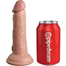 Dildo KING COCK Elite 15.2 cm valósághű vibráló