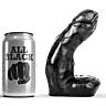 Dildo ALL BLACK 15 cm sima felülettel