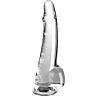 Dildo KING COCK 19 cm tapadókoronggal és herezacskóval