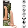 Dupla hám CALEXOTICS MAXX RIBBED 10 vibrációs funkcióval