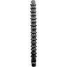 Anal Dúsító All Black Mega Ripple 28.5cm Szilikon