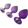 Pluggok FANTASY FOR HER VIOLET ANAL PLUG SET 3