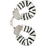 Rabság játék TOYJOY FURRY FUN CUFFS BONDAGE ZEBRA
