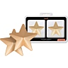 Pezonera COQUETTE ACCESSORIES Golden Stars