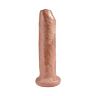 Valósághű pénisz KING COCK 17,8 cm mozgatható előbőrrel