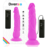 Rugalmas Vibráló Dildó DIVERSIA 21 CM