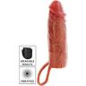 Pénisz hüvely GET REAL 16 cm vibráló síkosítóval