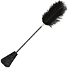 Bondage eszköz DARKNESS BLACK LOVE FEATHER WHIP 56 CM