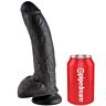Dildo KING COCK 22.9 CM | Részletes kidolgozás és reális érzés