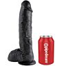 Dildo KING COCK 25.4 cm valósághű élménnyel