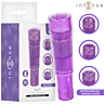 Masszírozó INTENSE FUN TOYS KURT MINI, 4 cserélhető fejjel, lila