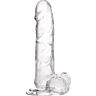 Jelly Dildo S Pleasures L – Átlátszó és rugalmas