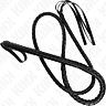 BDSM ostor KINK IMPACT & TOUCH LONG BLACK SNAKE 210 CM