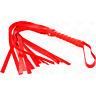 BDSM ostor KINK IMPACT & TOUCH SIMPLE RED WHIP 45 CM