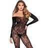 Bodystocking LEG AVENUE 89366 Rugalmas Csipke