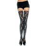 Csipkés harisnya LEG AVENUE - FLORAL LACE STOCKINGS