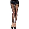 Leggings Music Legs Fekete függőleges csíkokkal