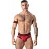 Férfi jockstrap alsó LOCKER GEAR SPORT MESH piros L
