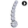 Üveg szexjáték ICICLES N. 66 - Bulbous textúra