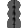 Masturbátor ALL BLACK Pookie - Elegáns dizájn és kényelem