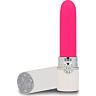 Mini vibrátor LIPS STYLE CLEO WHITE & PINK - 10 mód