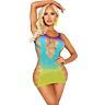 Szexi ruha LEG AVENUE Seamless Mini Dress nyitott részletekkel