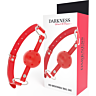 Szájpecek DARKNESS RED BREATHABLE GAG