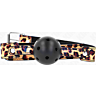 Gag KINK COLLAR & GAG Leopard légáteresztő