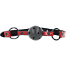Gag KINK COLLAR & GAG Shiny Leatherette 4.5 cm