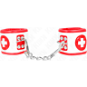Kézi bilincs KINK - MINI NURSE WRIST RESTRAINTS ADJUSTABLE