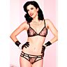 Lencería Leg Avenue CONJUNTO ELEGANT S/M kényelmes viselet