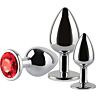 Anal Plug szett Metal MAX - három méretben