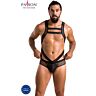 Férfi Alsónemű PASSION MEN 045 BODY VICTOR BLACK L/XL